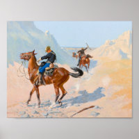 Frederic Remington - die Advance Guard oder die Mi