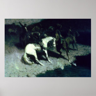 Frederic Remington Fired on Poster