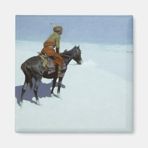 Frederic Remington Friends oder Foes Magnet