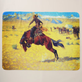 Frederic Remington ist ein kalter Tag auf der Stre Sherpadecke