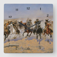 Frederic Remington Malerei "Dash for the Timber"