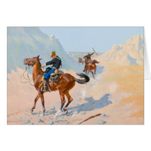 Frederic Remington - The Advance-Guard ou The Mil