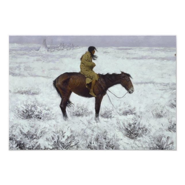 Frederic Remington - The Herd Boy Fotodruck (Vorne)