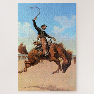 Frederic Remington Western Art "The Buck Jumper"