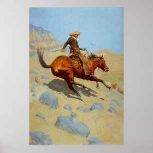 Frederic Remingtons Cowboy (1902) Poster