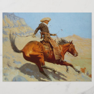 Frederic Remingtons The Cowboy (1902) Flyer