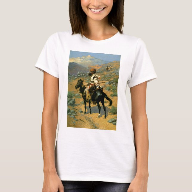 Frederic Remington's The Indian Trapper (1889) T-Shirt (Vorderseite)