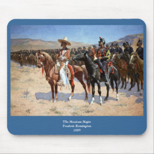 Frederic Remingtons The Mexican Major (1889) Mousepad