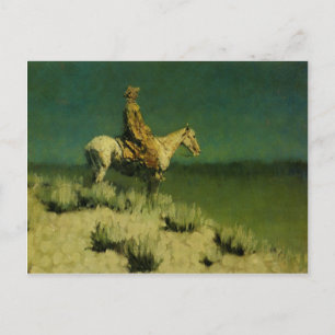 Frederic Remington's The Night Herder (ca. 1908) Postkarte