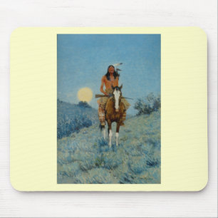 Frederic Remington's The Outlier 1909 Mousepad