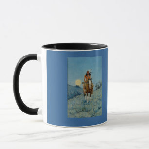 Frederic Remingtons The Outlier 1909 Tasse