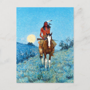 Frederic Sackrider Remington The Outlier Postkarte