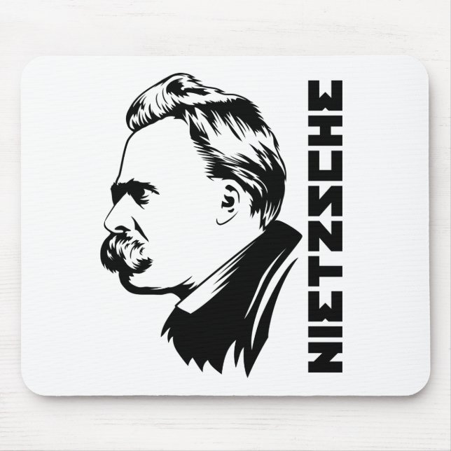 Frederich Nietzsche Porträt Mousepad (Vorne)