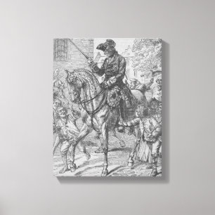 Frederick das große von Preußen Leinwanddruck