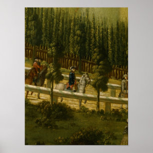 Frederick das große zu Pferd Poster