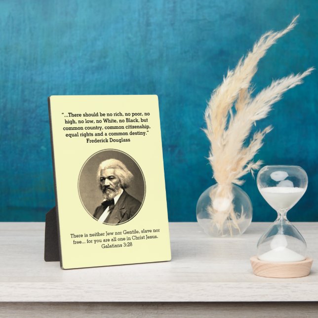 FREDERICK DOUGLASS | Keine Reiche keine schlechte  Fotoplatte (Seite)