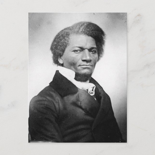 Frederick Douglass Portrait ~ 1847 Postkarte (Vorderseite)