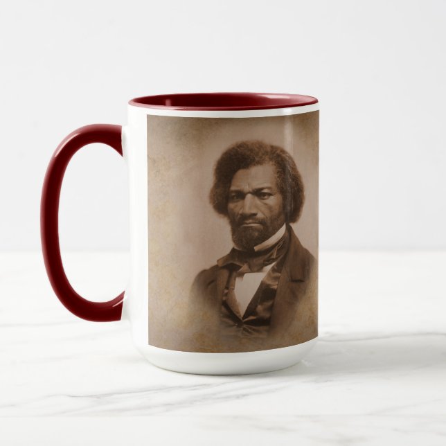 Frederick Douglass Quote Tasse "Scorching Irony" (Links)