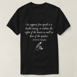 Frederick Douglass Redefreiheit-Zitat T-Shirt