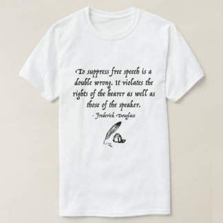 Frederick Douglass Redefreiheit-Zitat T-Shirt