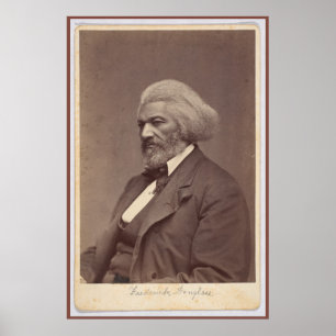 Frederick Douglass, Redner, Staatsmann Poster