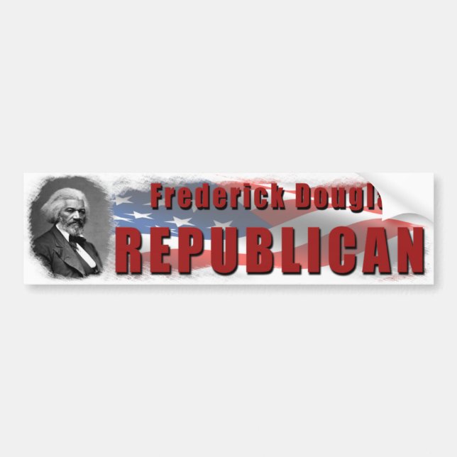 Frederick Douglass Republikaner Autoaufkleber (Vorne)