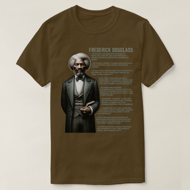 Frederick Douglass T-Shirt (Design vorne)