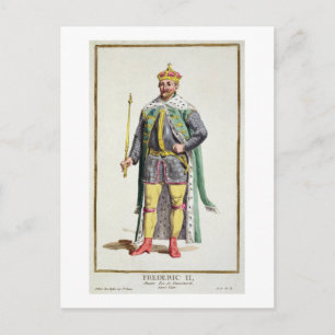 Frederick II (1534-88) King of Denmark from 'Receu Postkarte