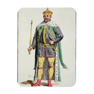Frederick II (1534-88) König Dänemark von 'Receu Magnet