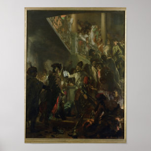 Frederick II das große, in Lissa, Bonsoir Poster