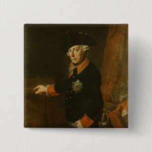 Frederick II das große von Preußen, c.1763 Button
