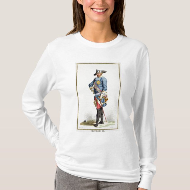 Frederick II "der große" (1712-86) König von T-Shirt (Vorderseite)