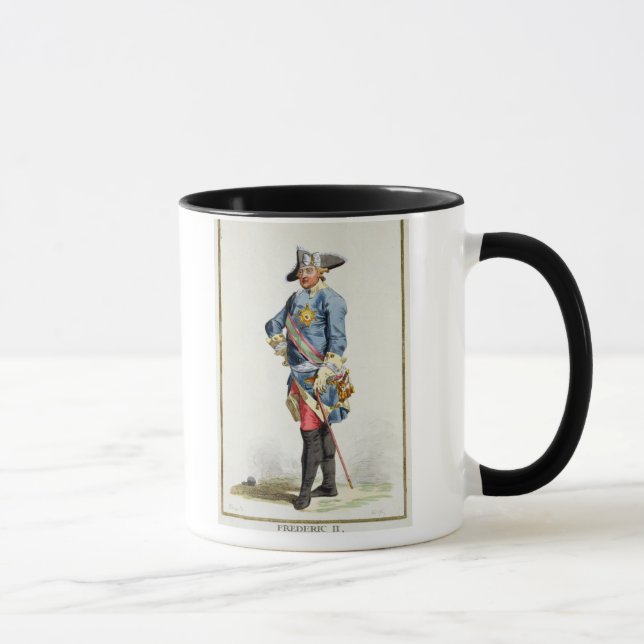 Frederick II "der große" (1712-86) König von Tasse (Rechts)