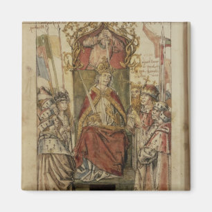 Frederick III umgeben von Prinzen Electors Magnet
