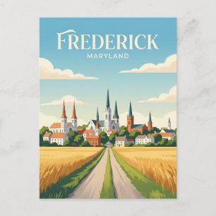 Frederick Maryland Postkarte