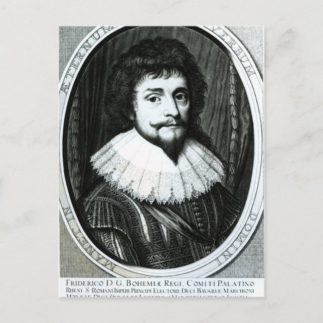Frederick V, König von Böhmen Postkarte (Vorderseite)