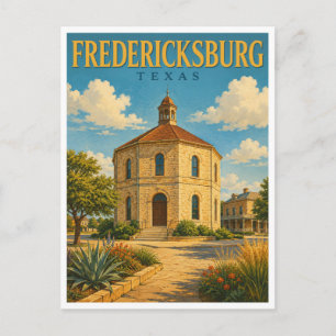 Fredericksburg Texas GeoSaga Postkarte