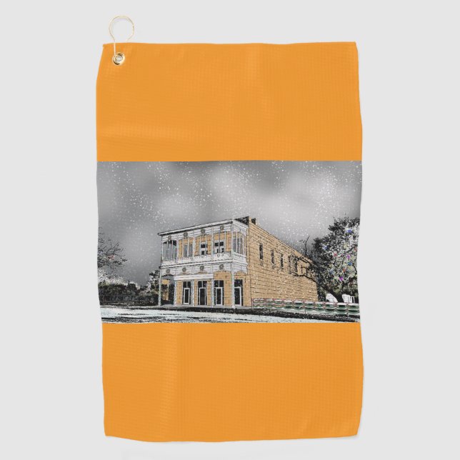 Fredericksburg Texas Golf Towel Golfhandtuch (Vorderseite)