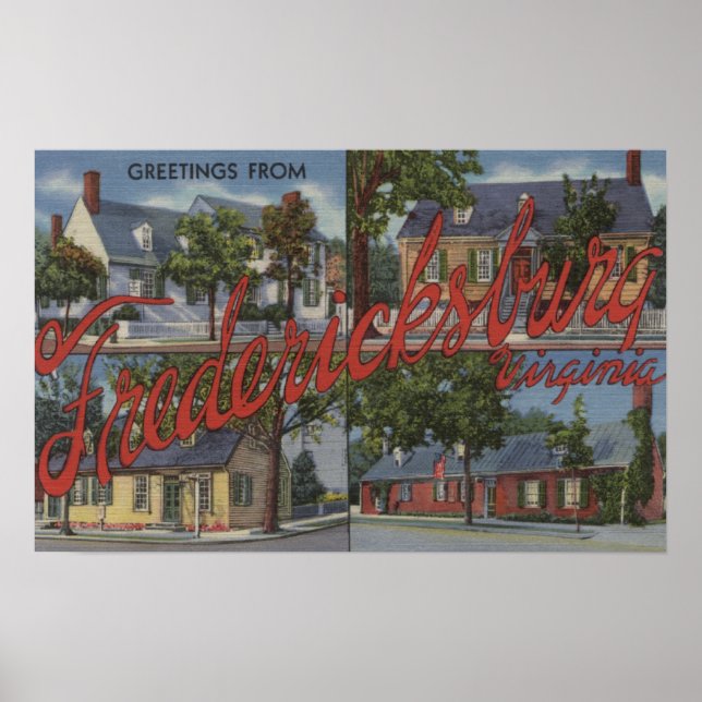 Fredericksburg, Virginia - Große Briefszenen Poster (Vorne)