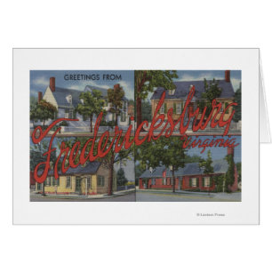 Fredericksburg, Virginia - große Buchstabe-Szenen