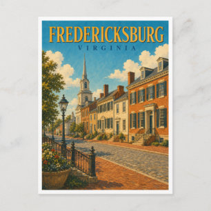 Fredericksburg Virginia Historischer Stadtkern Geo Postkarte