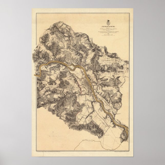 Fredericksburg, Virginia Poster (Vorne)