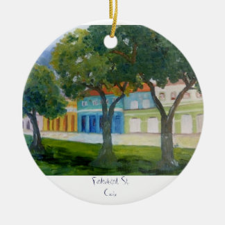 , Frederiksted, St. Croix Keramik Ornament