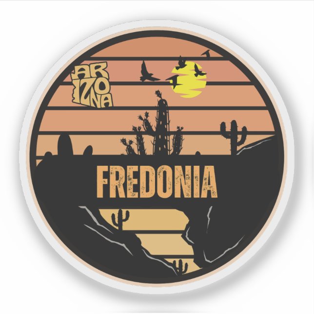 Fredonia, Arizona Aufkleber (Vorderseite)