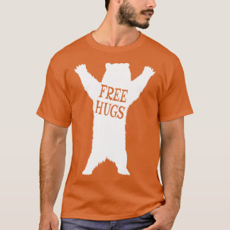 Free Bar Hugs Funny Animal Puns Extrovertierte T-Shirt