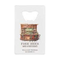 Free Beer Funny Adult Birthday Personalized