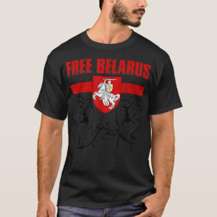 FREE BELARUS Pogonya Weißer Weißer Weißer Weiß T-Shirt