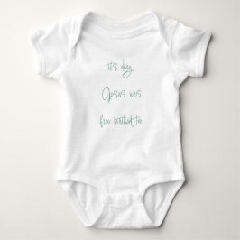 Free Birth Jersey | Funny Baby Bodysuit Strampler
