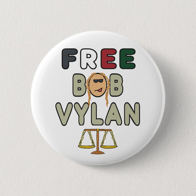 Free Bob Vylan Button (Vorderseite)