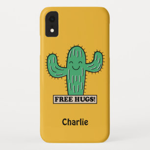 Free Cactus Hugs individuelle Name Case-Mate iPhone Hülle